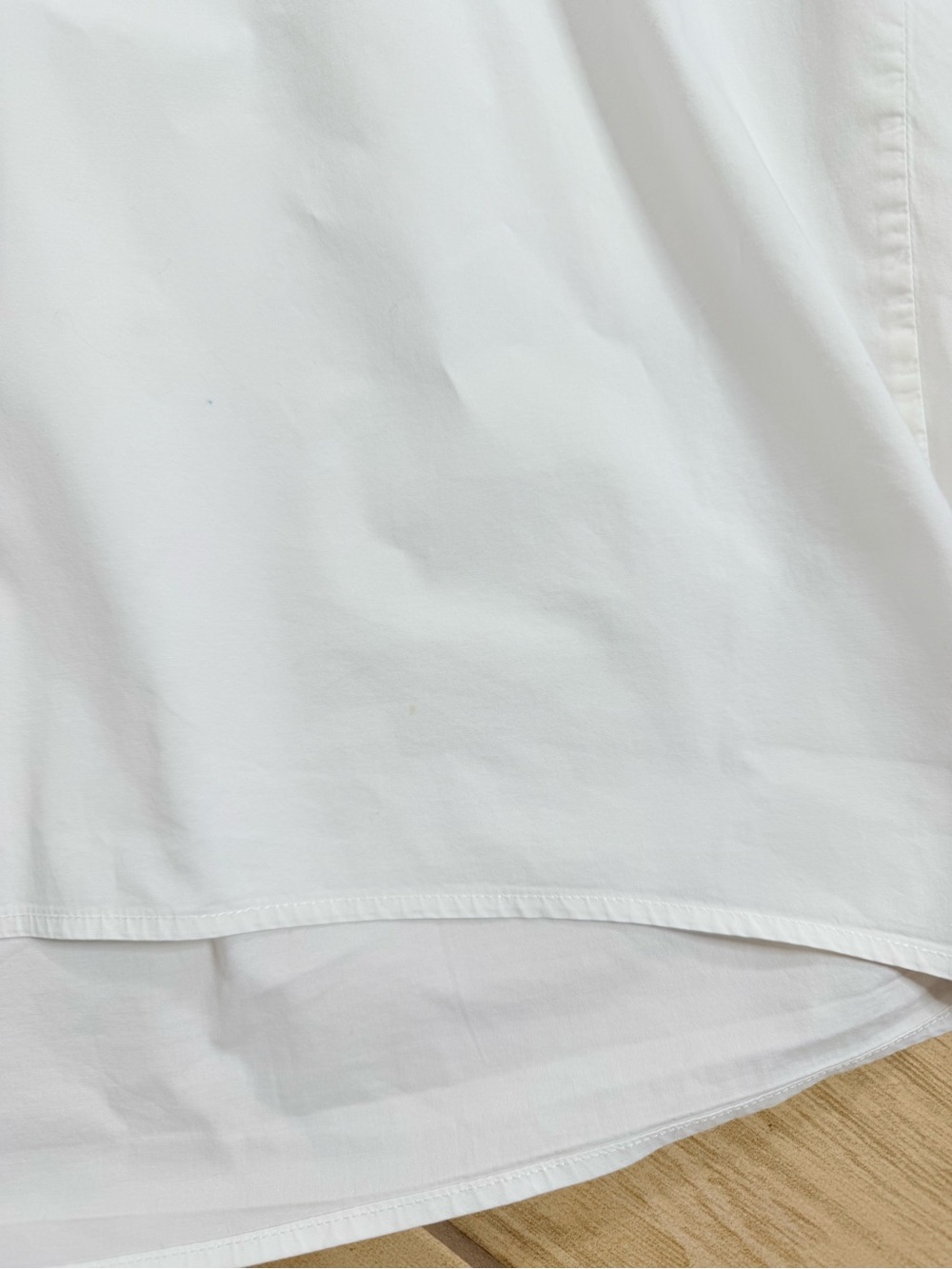 Pearl by Lela Rose White Button Down Shirt Blouse Poplin Short Sleeve Size XS - Picture 5 of 8